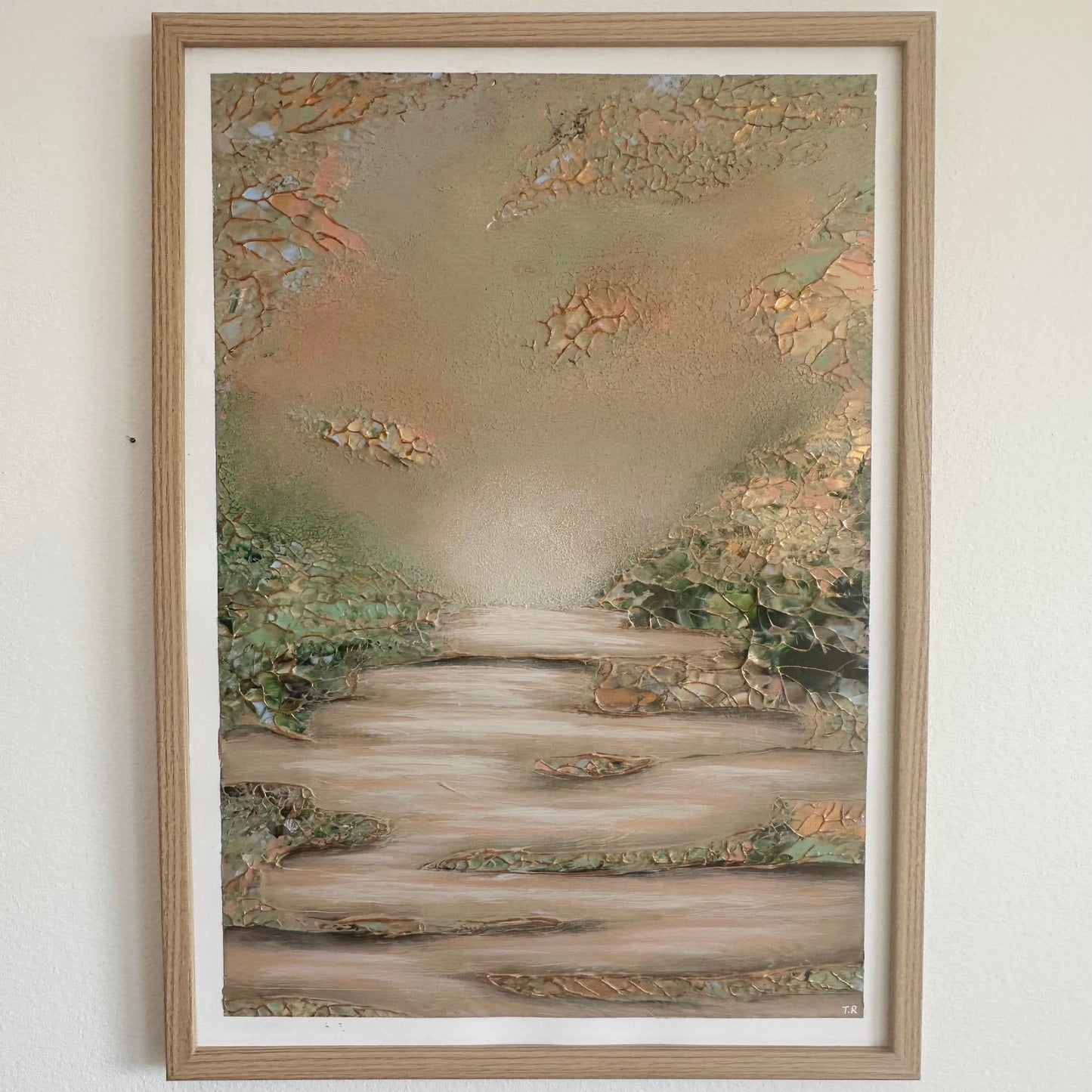 Akryl på papper nr 7